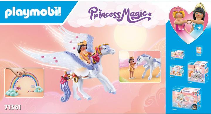 Immagine prodotto Playmobil Pegaso celeste con arcobaleno (71361, Principessa Playmobil)