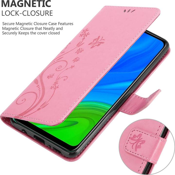 Image du produit Cadorabo Couverture du livre de fleurs (Huawei P Smart (2020))