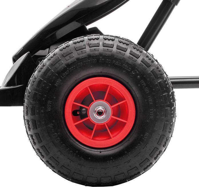 Produktbild Swisshandel24 Gokart, Kinderfahrzeug mit verstellbarem Sitz, Tretfahrzeug mit Gummireifen, Pedal und Handbremse, f