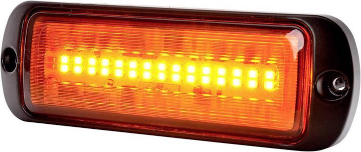 WAS Frontblitzer / Strassenräumer W218 12 V/DC, 24 V/DC über Bordnetz Aufbau, Schraubmontage Orange