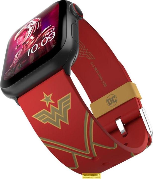 Actual product image Moby Fox DC Comics Smartwatch-Wristband Wonder Woman 1984: Crimson Armor (Silicone, Apple Watch, Android)