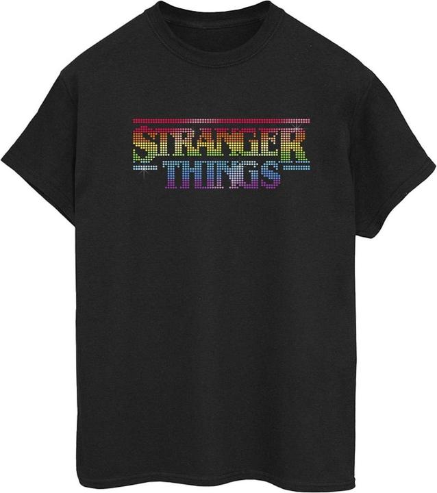 Netflix Stranger Things Rainbow Dot Logo TShirt (S)