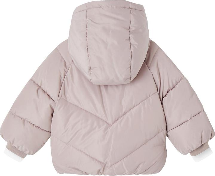 Vertbaudet Mädchen Baby Steppjacke mit Kapuze und Recycling-Polyester