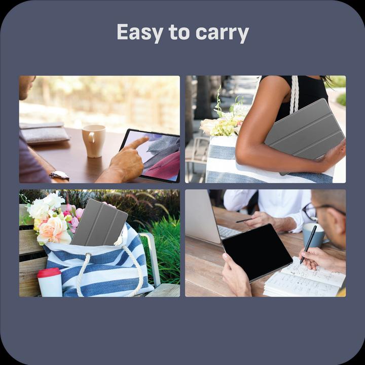Actual product image Cazy Premium Smart Cover Compatible with Samsung Galaxy Tab A7 Lite - Protective Case Cover - Automatic (Galaxy Tab A7 Lite)