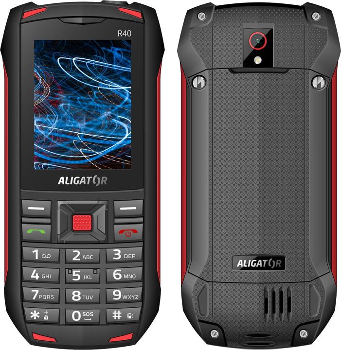 Aligator R40 eXtremo (2.4") Black, Red Feature phone (2.40", 5 Mpx, 2G)