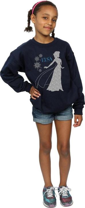 Immagine prodotto Disney Frozen Elsa Christmas Silhouette Felpa Ragazze (152, 158)