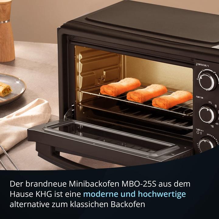 Produktbild KHG Minibackofen MBO-25S