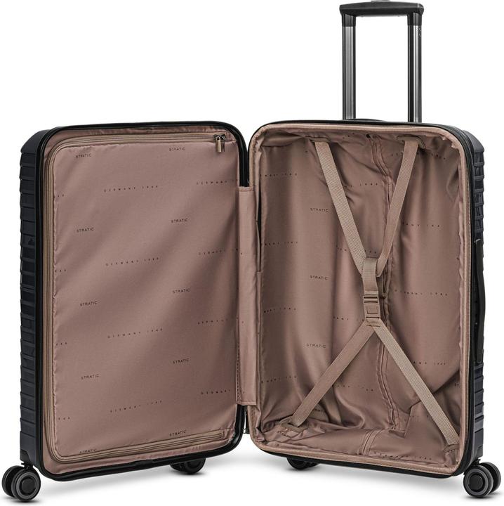 Produktbild Stratic Shine 4 Rollen Trolley 65 cm mit Dehnfalte (69 l, M (50 - 90l))