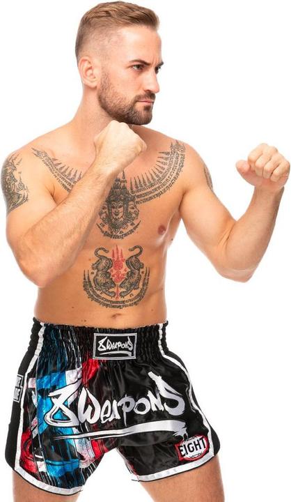 Immagine prodotto 8Weapons Pantaloncini da Muay Thai tagliati come una lama (L)