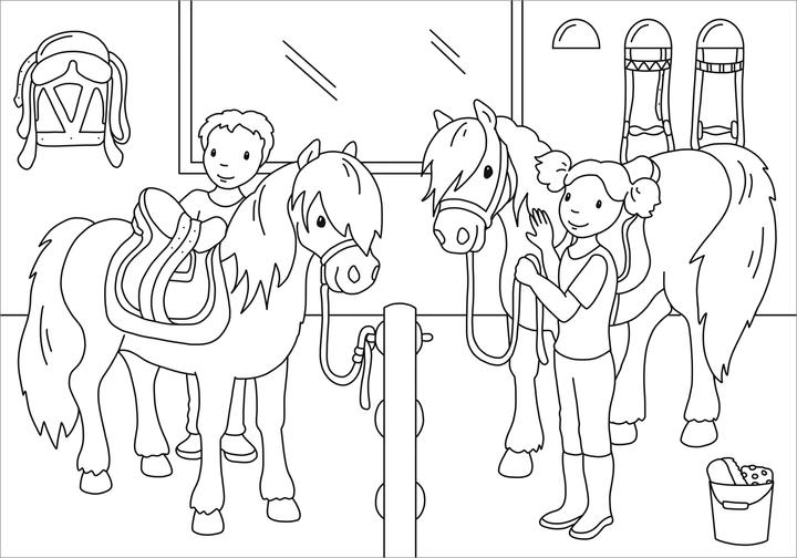 Produktbild Tessloff Mein schönstes Malbuch. Ponyhof
