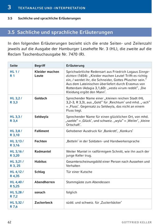 Immagine prodotto Kleider machen Leute von Gottfried Keller- Textanalyse und Interpretation (Tedesco, Cantina Gottfried, Daniel Rothenbühler, 2023)