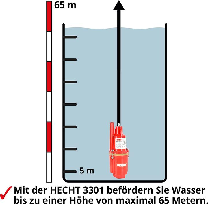 Image du produit Hecht 3301 Pompe à membrane (Pompe à eau claire)