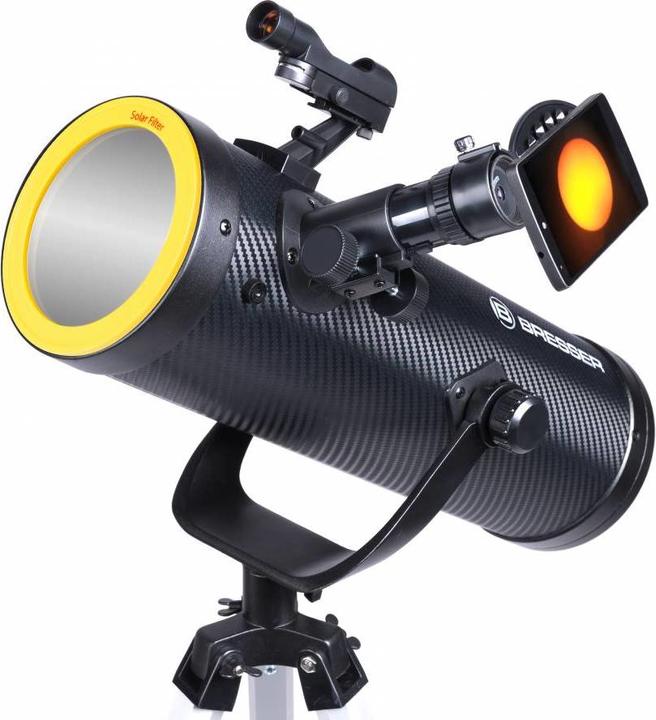 Actual product image Bresser Telescoop Solarix Az 114/500 Met Zonnefilter Aluminium/staal