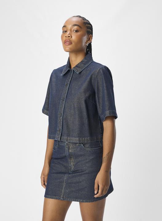Produktbild Object Beschichtetes Jeanshemd (XL)