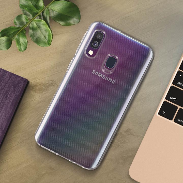 Image du produit Samsung Housse de protection originale ultrafine pour Galaxy A40 - Transparent (Samsung Galaxy A40)