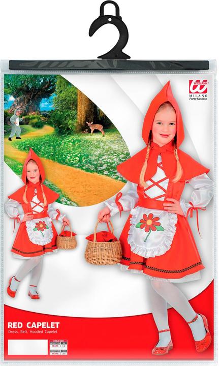 Image du produit Widmann ROTKÄPPCHEN (Kleid, Gürtel, Mäntelchen mit Kapuze), 98 cm / 1-2 Years (1, 2)