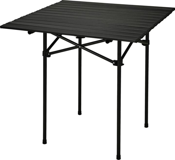 Actual product image ProGarden Campingtisch mit rollbarer Tischplatte, schwarz