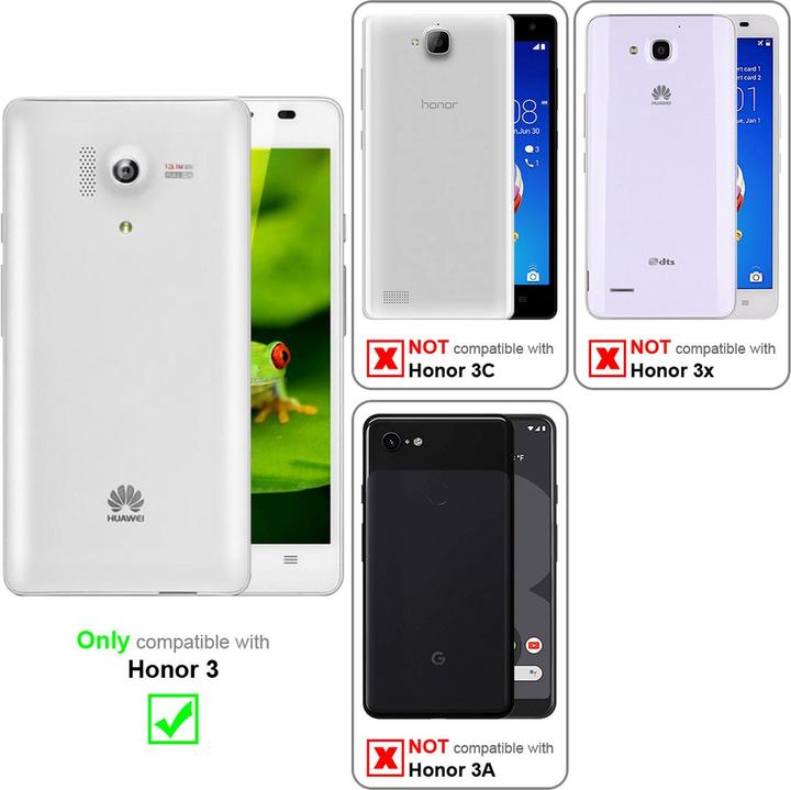 Produktbild Cadorabo TPU X-Line Cover (Honor 3)