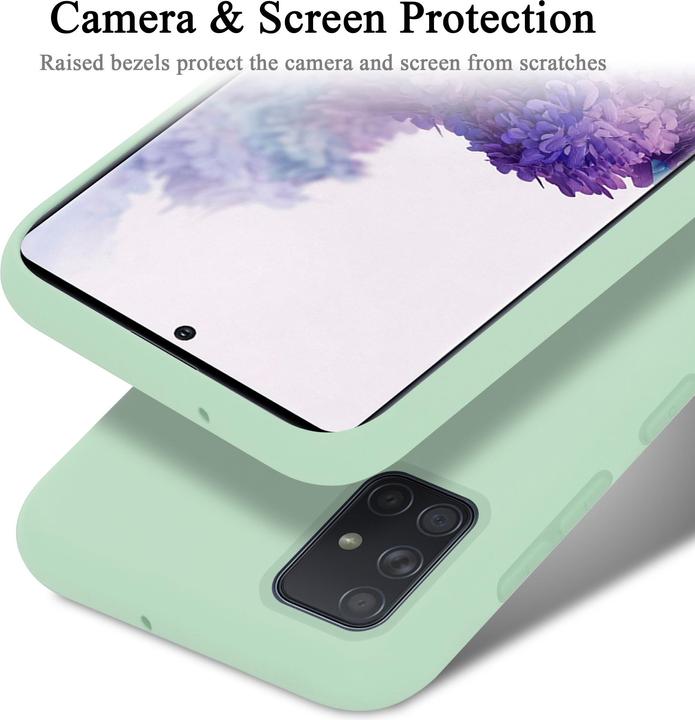 Actual product image Cadorabo TPU Liquid Silicone Case Cover (Samsung Galaxy A71)