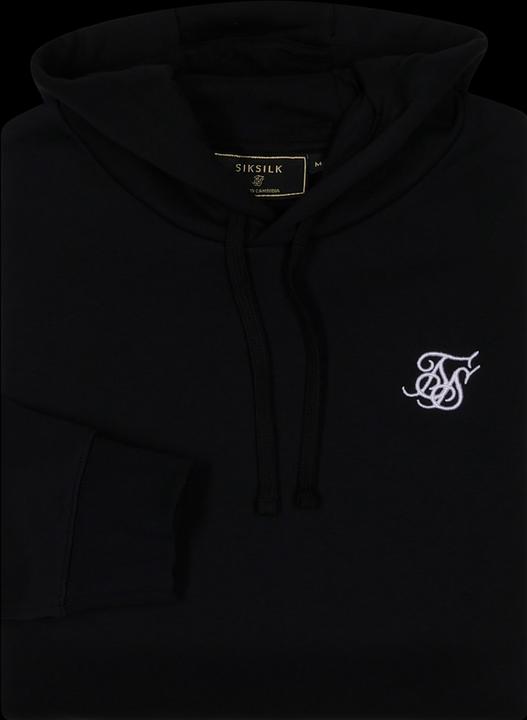 Siksilk Kapuzenpullover Black Essential Overhead Hoodie
