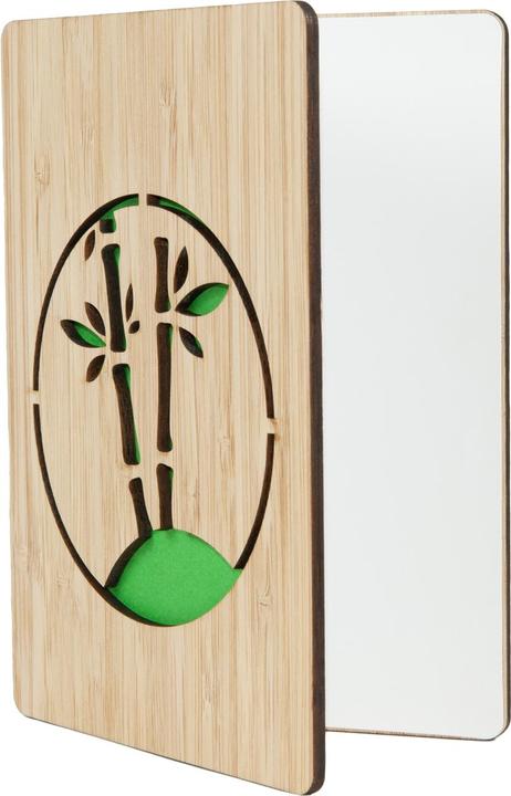 Image du produit Natura Punto Carte de voeux en bambou, herbe de bambou, vert, carte pliable