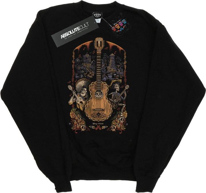 Actual product image Disney Girls Coco Guitar Poster Sweatshirt (116)