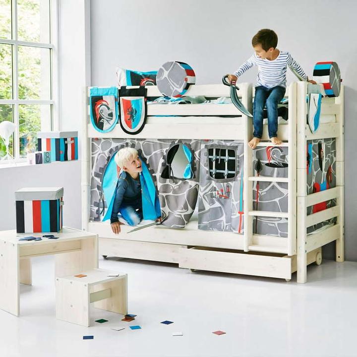 Image du produit Flexa Lit superposé Classic avec 2 tiroirs (90 x 200 cm)