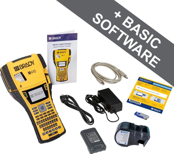 Actual product image Brady M410 (300 dpi)