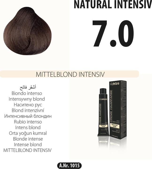 Produktbild FemMas (7.0) Haarfarbe Mittelblond Intensive 100ml