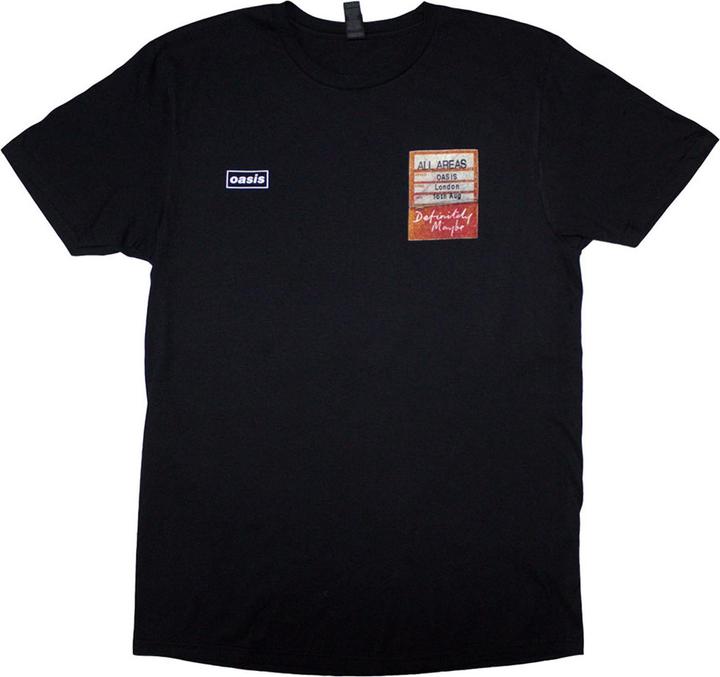 Image du produit Oasis - T-shirt DEFINITELY MAYBE AAA SETLIST - Adulte (M)