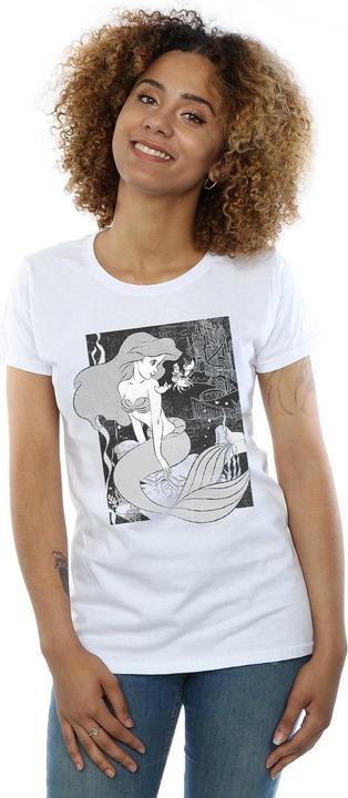Image du produit The Little Mermaid T-shirt en coton pour femme/femme (L)