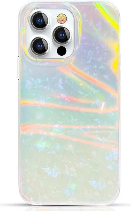 Produktbild Kingxbar Shell Series luxury elegant phone case for iPhone 13 Pro pearl color (Apple iPhone 13 Pro)