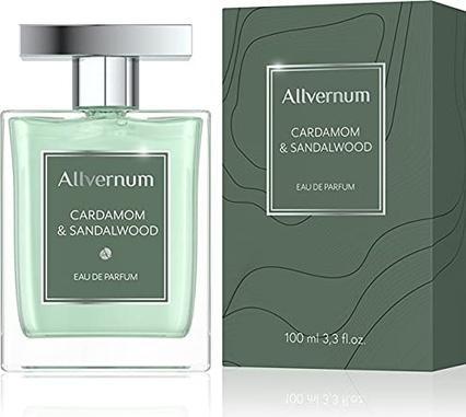 Actual product image Allvernum Men's Cardamom & Sandalwood Eau de Parfum 100ml (Eau de parfum, 100 ml)
