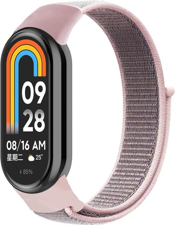 Actual product image Cover-Discount Xiaomi Smart Band 9 / 8 - Nylon Stoff Band flexibel mit Klett (Nylon)