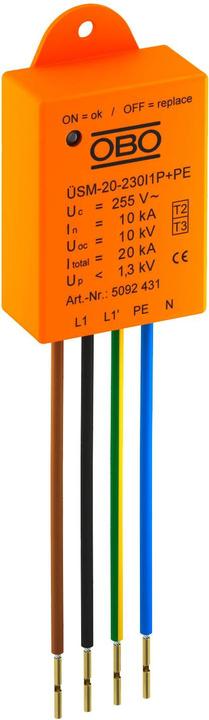 Image du produit OBO Bettermann Module de protection contre les surtensions pour les luminaires à LED