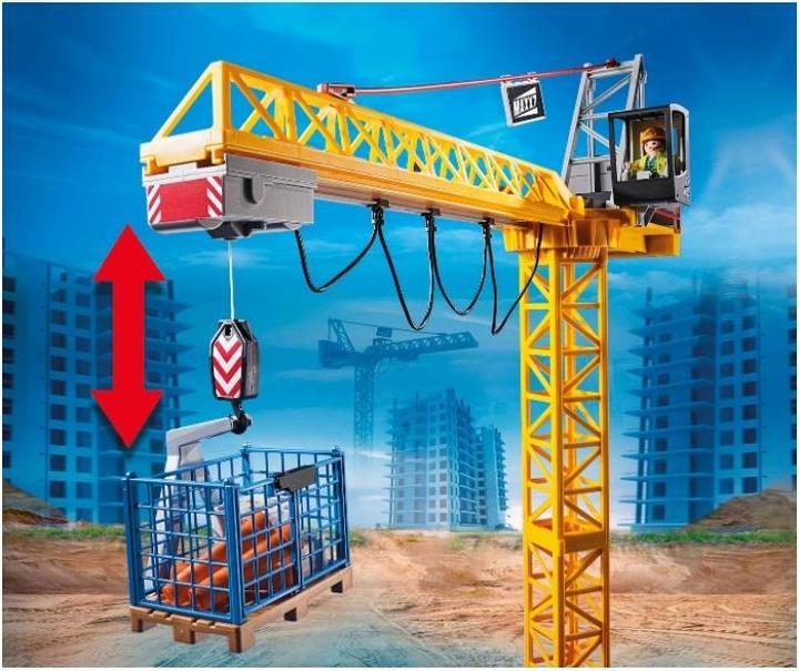 Actual product image Playmobil RC construction crane with component (70441, Playmobil City Action)