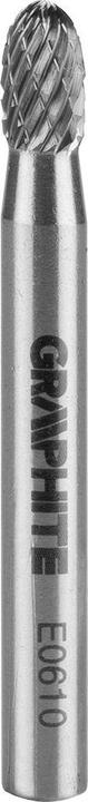 Actual product image Graphite Grafitas HM TIPO E METALO ANTGALIS (OVALUS) 6 X 10 MM BOTAS 6 X 45 MM 55H363 GRAFITAS