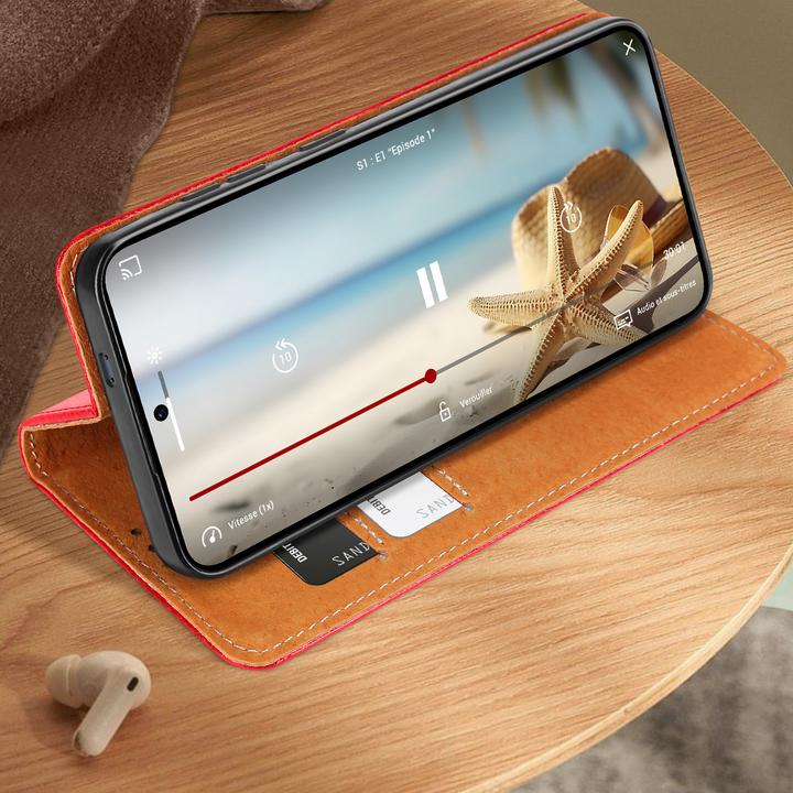 Actual product image Avizar PrestigeLeather Cover Series (Samsung Galaxy S25+)