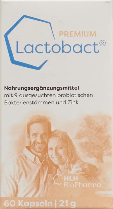 Produktbild Lactobact 60plus Kapsel (60 Stück, Kapseln, 21 g)