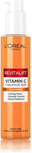 L'Oréal Paris Detergente clinico Revitalift alla vitamina C e all'acido salicilico (150 ml)