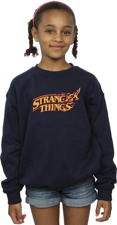 Immagine prodotto Netflix Stranger Things Logo Breaking Felpa Ragazze (152, 158)