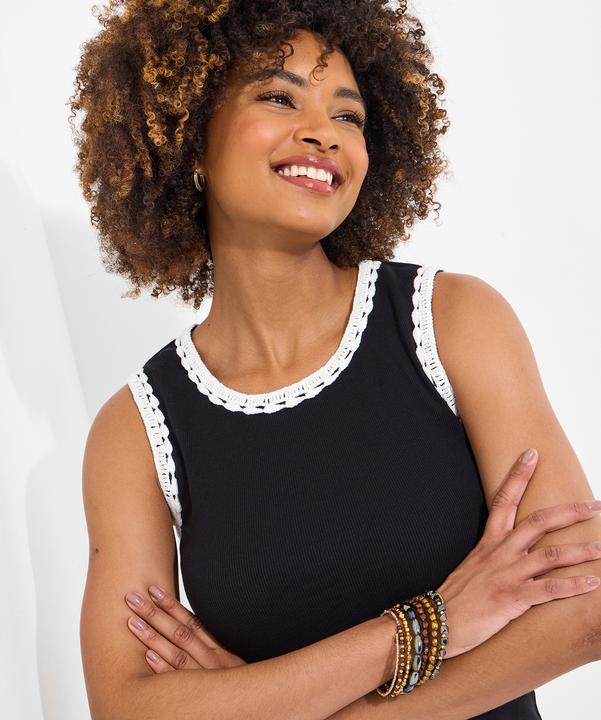 Produktbild Joe Browns Ribbed Crochet Trim Slim Fit Vest (10)