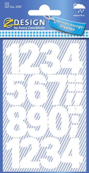 Immagine prodotto Z-Design Etichette numeriche