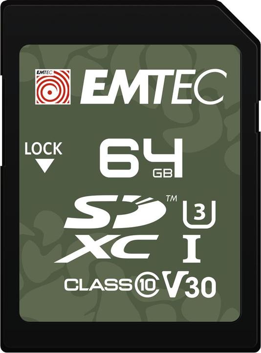 Emtec SD 64GB UHS-I U3 V30 Outdoor (64 GB, SD, U3, UHS-I)