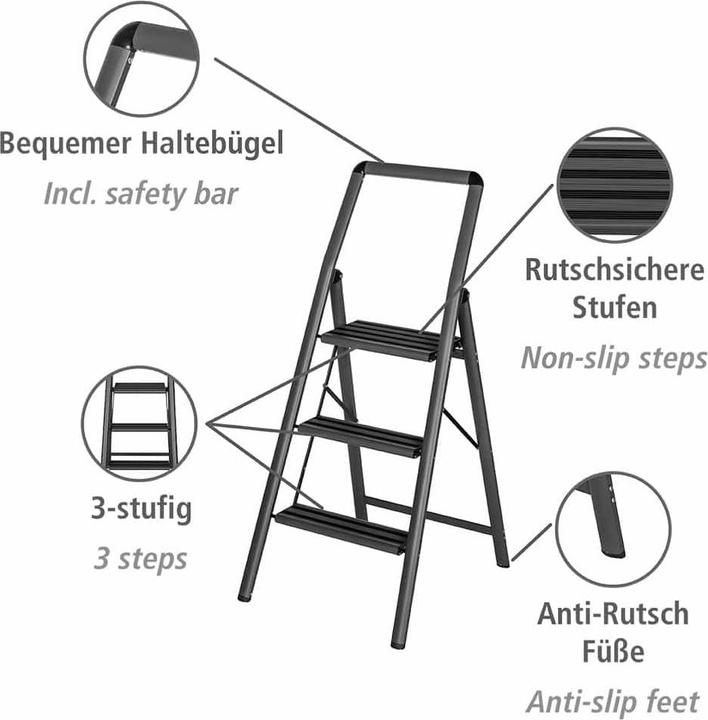 Actual product image Wenko Folding step (Stile, 106.60 cm)