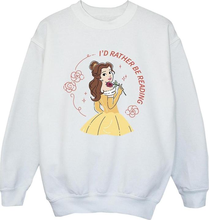 Image du produit Disney - Sweat BEAUTY AND THE BEAST I'D RATHER BE READING - Garçon (116)