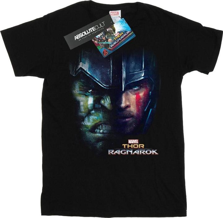 Immagine prodotto Thor Ragnarok Hulk Split Face Maglietta Ragazze (128)