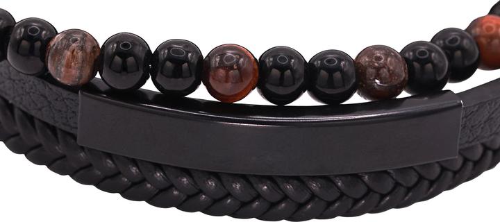 Actual product image Heideman Joost black colours (17 cm, 100% leather)