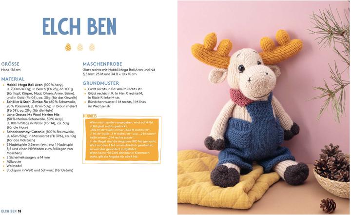 Produktbild Hej. Kuscheltiere stricken (Deutsch, Marina Hammerle-Niesporek, 2022)