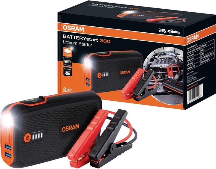 Immagine prodotto Osram BatteryStart 300 (1500 A, 13000 mAh)